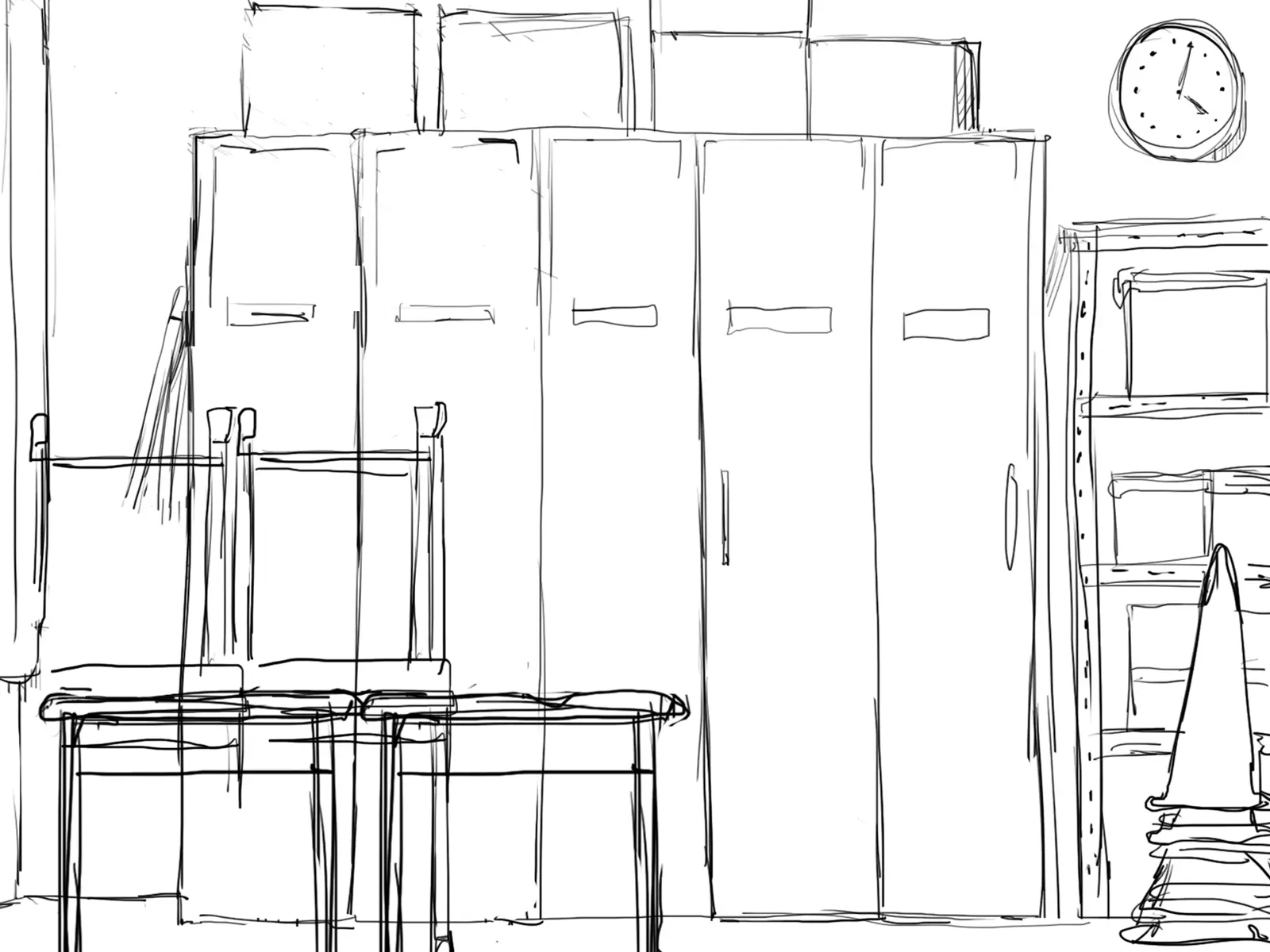 Kanojo Ga Aitsu Ni Sareta Koto_Rough Sketch